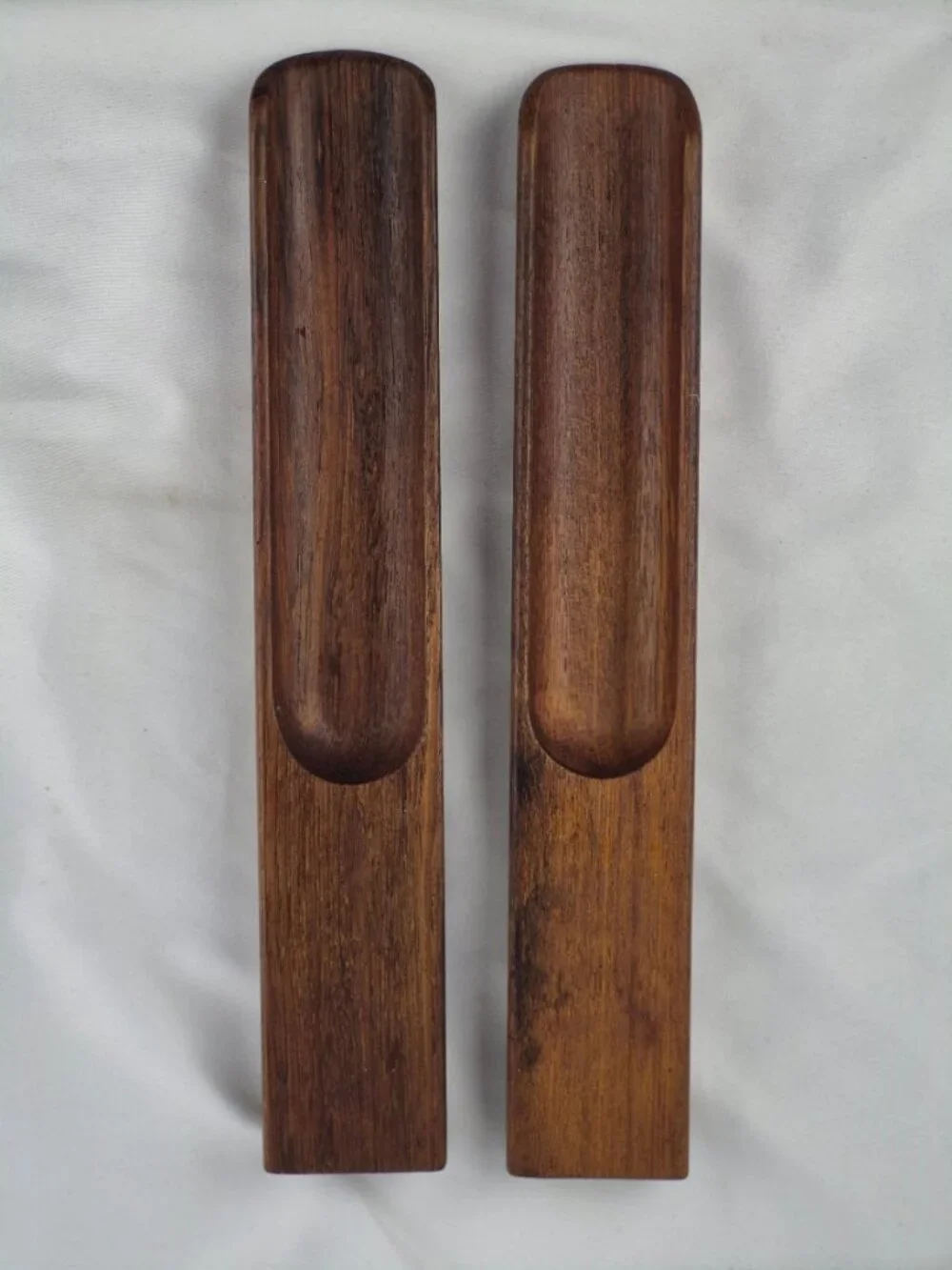 Mid-Century Modern Dansk Ellipse Teak Salad Servers by Jens Quistgaard
